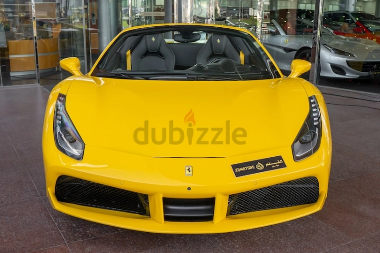 Ferrari 488 Spider, год 2017, цвет Yellow-Gasoline, пробег 10,000 km, фото 3309