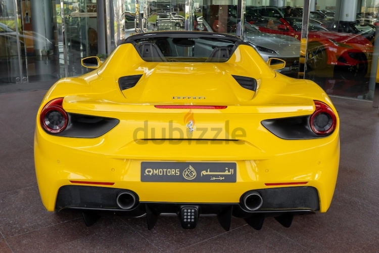 Ferrari 488 Spider, год 2017, цвет Yellow-Gasoline, пробег 10,000 km, фото 3312