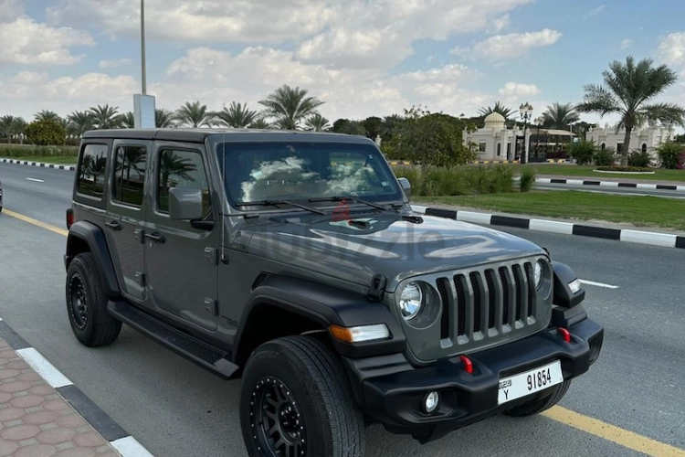 Jeep Wrangler Unlimited, год 2020, цвет Grey-Gasoline, пробег 5,600 km, фото 393