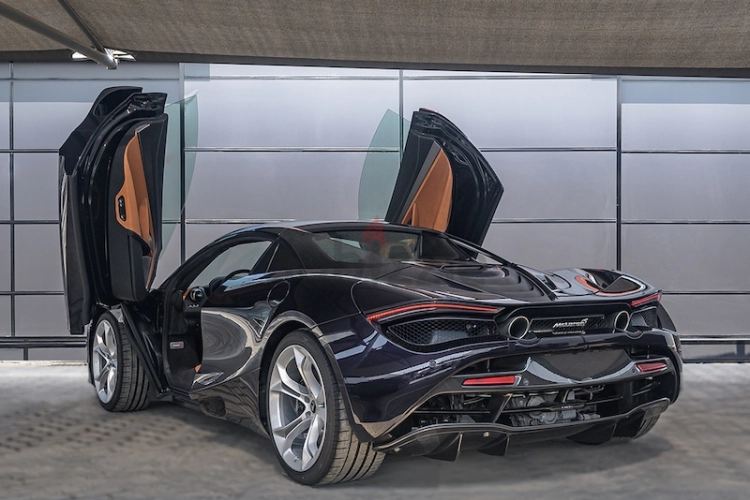 McLaren 720S, год 2022, цвет Black-Gasoline, пробег 2,900 km, фото 216