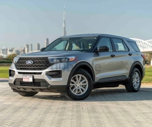Ford Explorer, год 2021, цвет Silver-Gasoline, пробег 34,000 km